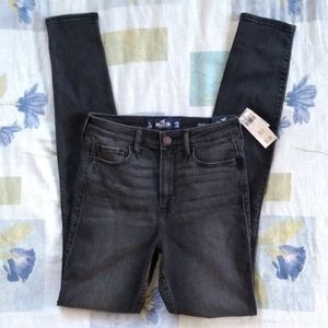 hollister black skinny jeans